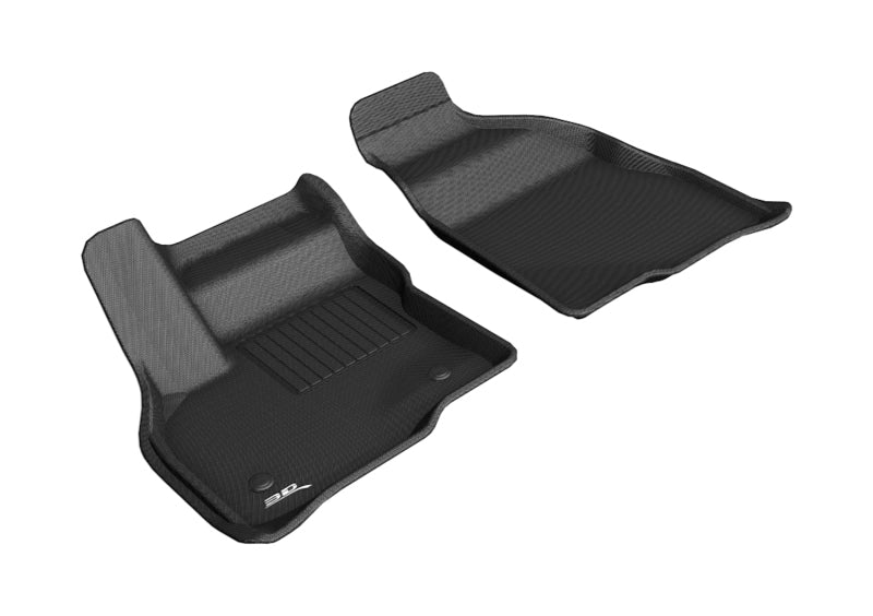 3D MAXpider 2017-2020 Chevrolet Bolt Ev Kagu 1st Row Floormat - Black 3D MAXpider 2017-2020 Chevrolet Bolt Ev Kagu 1st Row Floormat - Black