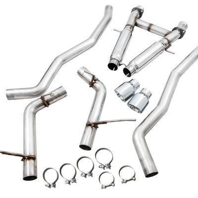 AWE Tuning 2020 Jeep Grand Cherokee SRT Track Edition Exhaust - Chrome Silver Tips