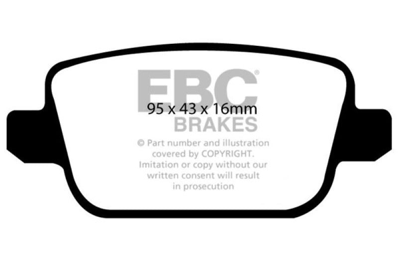 EBC 07-12 Land Rover LR2 3.2 Greenstuff Rear Brake Pads EBC 07-12 Land Rover LR2 3.2 Greenstuff Rear Brake Pads
