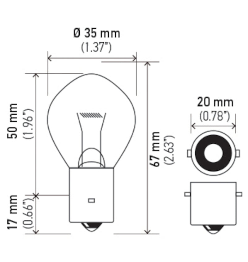 Hella Bulb 635 12V 35W Ba20S B11 F2 (MOQ 10) Hella Bulb 635 12V 35W Ba20S B11 F2 (MOQ 10)
