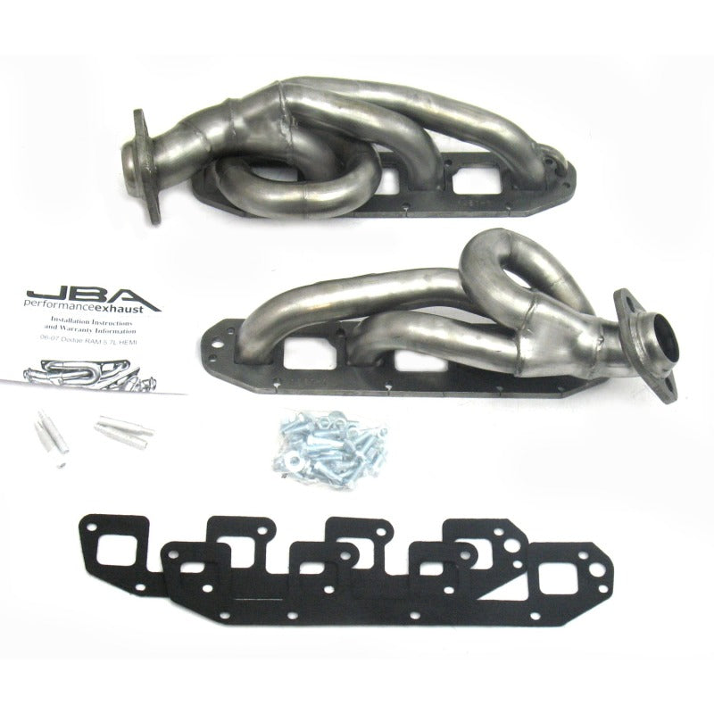 JBA 03-08 Dodge Ram 5.7L HEMI 1-5/8in Primary Raw 409SS Cat4Ward Header JBA 03-08 Dodge Ram 5.7L HEMI 1-5/8in Primary Raw 409SS Cat4Ward Header