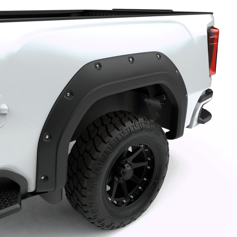 EGR 2020 GMC Sierra HD Bolt-On Style Black Fender Flare - Set EGR 2020 GMC Sierra HD Bolt-On Style Black Fender Flare - Set