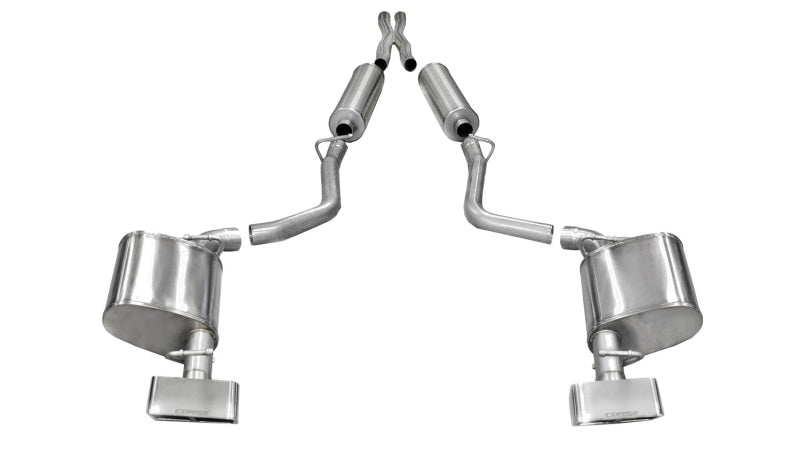 Corsa 2011-2014 Dodge Challenger R/T 5.7L V8 Polished Xtreme Cat-Back Exhaust Corsa 2011-2014 Dodge Challenger R/T 5.7L V8 Polished Xtreme Cat-Back Exhaust