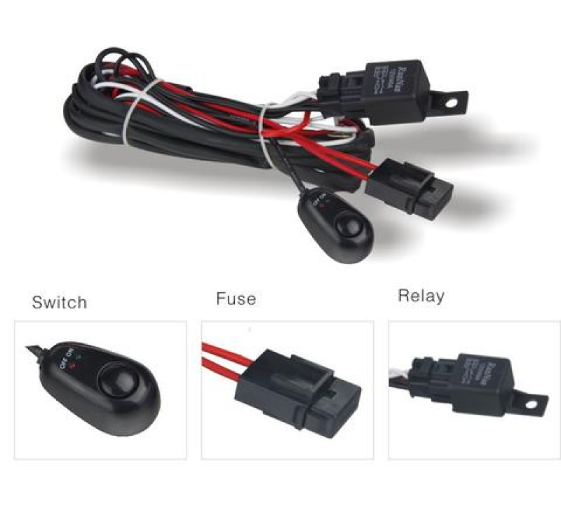 DV8 Offroad Wiring Harness w/ Relay & Switch DV8 Offroad Wiring Harness w/ Relay & Switch