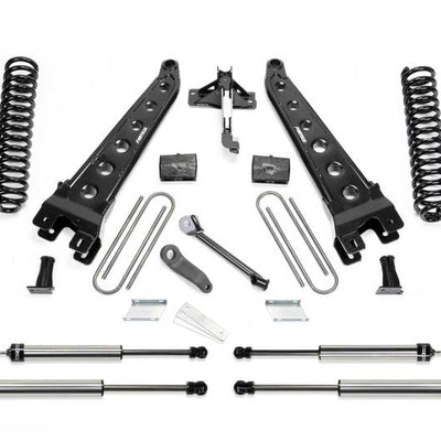 Fabtech 17-21 Ford F250/F350 4WD Diesel 4in Rad Arm Sys w/Coils & Dlss Shks