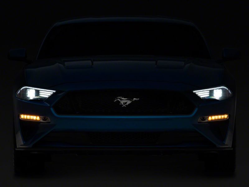 Raxiom 18-23 Ford Mustang GT EcoBoost LED Projector Headlights- Blk Housing (Clear Lens) Raxiom 18-23 Ford Mustang GT EcoBoost LED Projector Headlights- Blk Housing (Clear Lens)