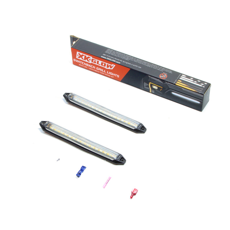 XK Glow 6 Switchback Grill Lights with Start-up Animation & Sequential Turn Signals XK Glow 6 Switchback Grill Lights with Start-up Animation & Sequential Turn Signals