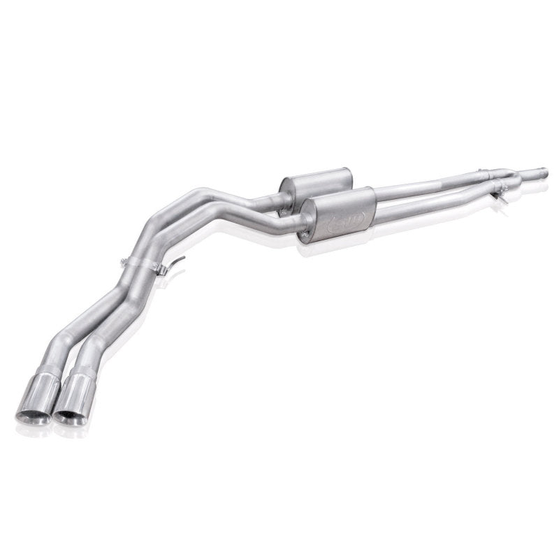 Stainless Works Chevy Silverado/GMC Sierra 2007-16 5.3L/6.2L Exhaust Y-Pipe Passenger Rear Tire Exit Stainless Works Chevy Silverado/GMC Sierra 2007-16 5.3L/6.2L Exhaust Y-Pipe Passenger Rear Tire Exit