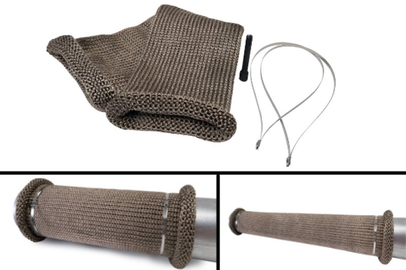 DEI Titanium 4in Knit Exhaust Sleeve - 24in DEI Titanium 4in Knit Exhaust Sleeve - 24in