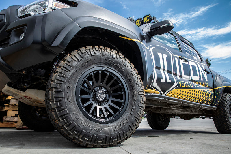 ICON Recon SLX 17x8.5 5x5 BP -6mm Offset 4.5in BS 71.5mm Bore Satin Black Wheel ICON Recon SLX 17x8.5 5x5 BP -6mm Offset 4.5in BS 71.5mm Bore Satin Black Wheel