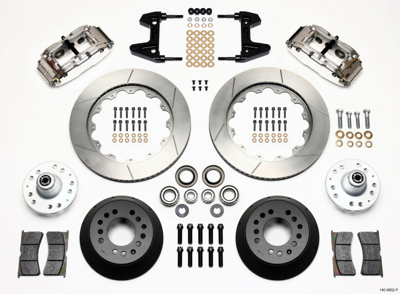 Wilwood Narrow Superlite 6R Front Hub Kit 14.00in Polished 74-80 Pinto/Mustang II Disc Spindle only Wilwood Narrow Superlite 6R Front Hub Kit 14.00in Polished 74-80 Pinto/Mustang II Disc Spindle only