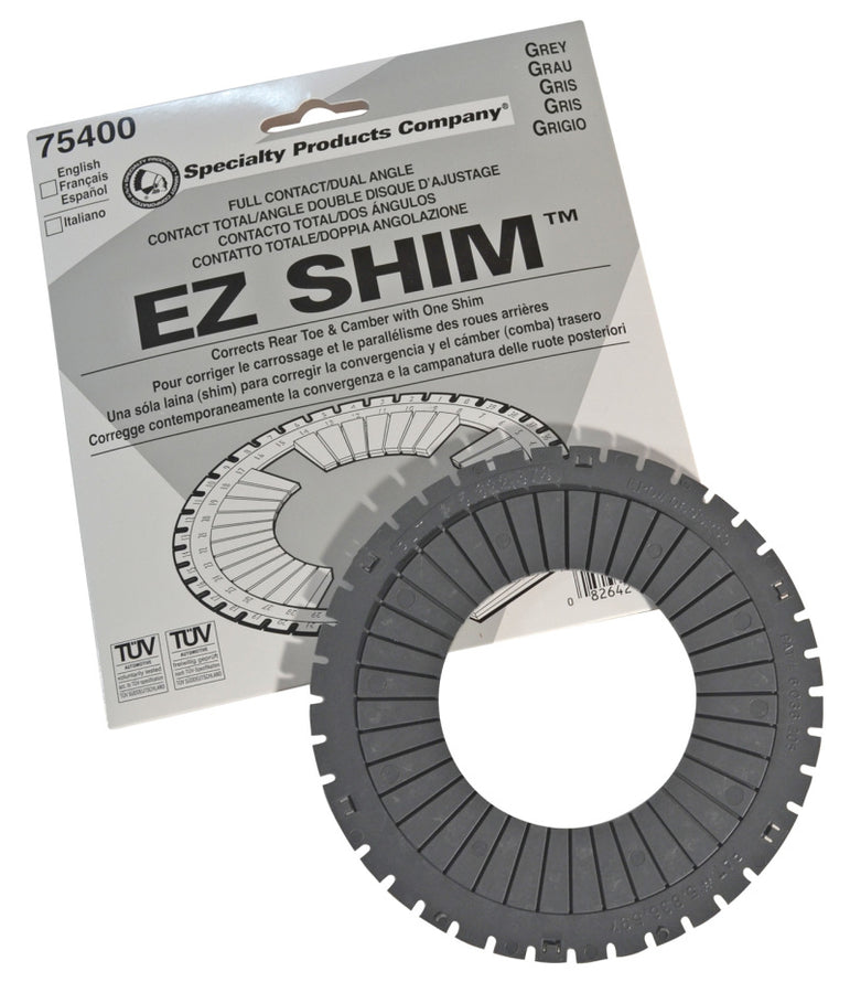 SPC Performance EZ Shim Dual Angle Camber/Toe Shim (Grey) SPC Performance EZ Shim Dual Angle Camber/Toe Shim (Grey)