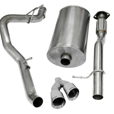 Corsa 2009-2013 Chevrolet Suburban 1500 5.3L V8 Polished Sport Cat-Back Exhaust