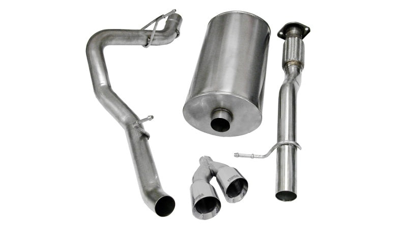 Corsa 2009-2013 Chevrolet Suburban 1500 5.3L V8 Polished Sport Cat-Back Exhaust Corsa 2009-2013 Chevrolet Suburban 1500 5.3L V8 Polished Sport Cat-Back Exhaust
