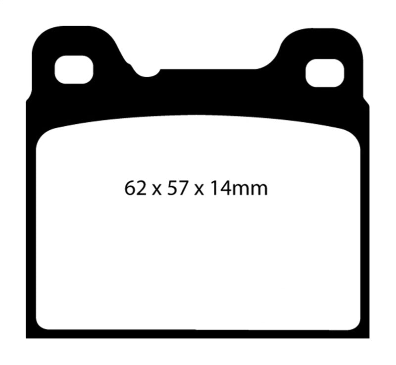 EBC 91-93 Volvo 740 2.3 (ABS) (Girling) Redstuff Rear Brake Pads EBC 91-93 Volvo 740 2.3 (ABS) (Girling) Redstuff Rear Brake Pads