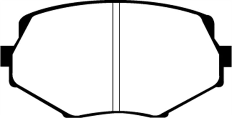 EBC 94-01 Mazda Miata MX5 1.8 Redstuff Front Brake Pads EBC 94-01 Mazda Miata MX5 1.8 Redstuff Front Brake Pads