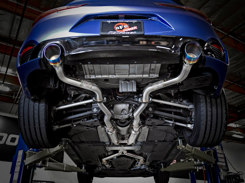 aFe POWER Takeda 2.5in 304 SS CB Exhaust w/ Blue Flame Tips 17-19 Infiniti Q60 V6-3.0L (tt) aFe POWER Takeda 2.5in 304 SS CB Exhaust w/ Blue Flame Tips 17-19 Infiniti Q60 V6-3.0L (tt)