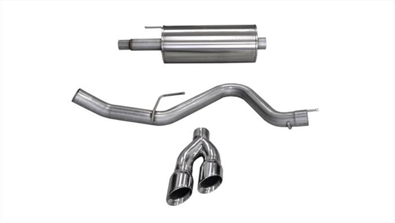 Corsa 15-20 Ford F-150 5.0L V8 (Super Crew Cab) Polished Sport Single Side Dual 4in Tips CB Exhaust Corsa 15-20 Ford F-150 5.0L V8 (Super Crew Cab) Polished Sport Single Side Dual 4in Tips CB Exhaust