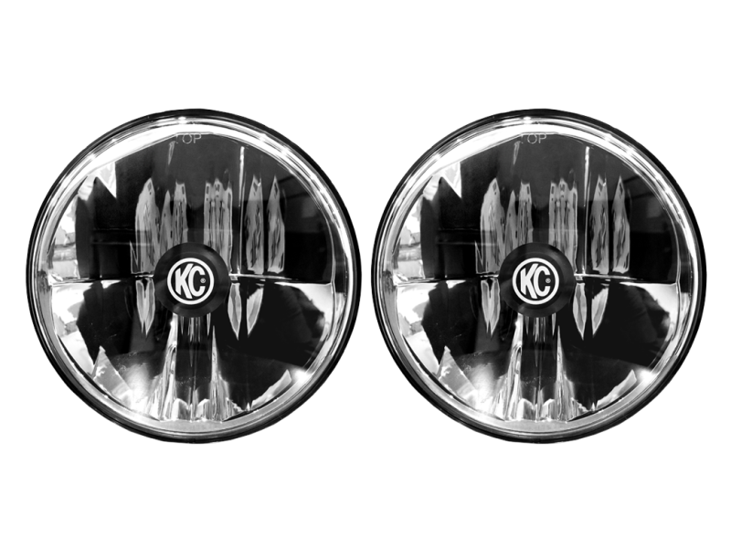 KC HiLiTES 97-06 Jeep TJ/Univ. 7in. Gravity LED H4 DOT Approved Replac. Headlight (Pair Pack System) KC HiLiTES 97-06 Jeep TJ/Univ. 7in. Gravity LED H4 DOT Approved Replac. Headlight (Pair Pack System)