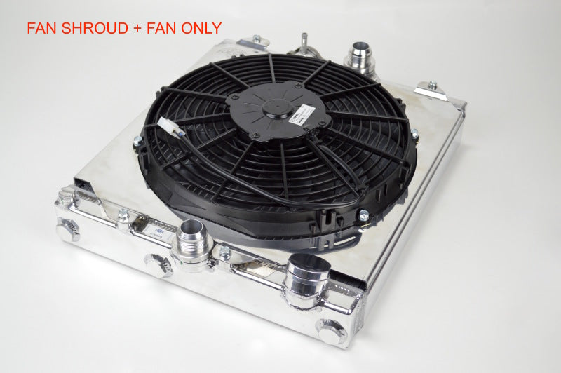 CSF 92-00 Honda Civic All-Aluminum Fan Shroud w/12in SPAL Fan CSF 92-00 Honda Civic All-Aluminum Fan Shroud w/12in SPAL Fan