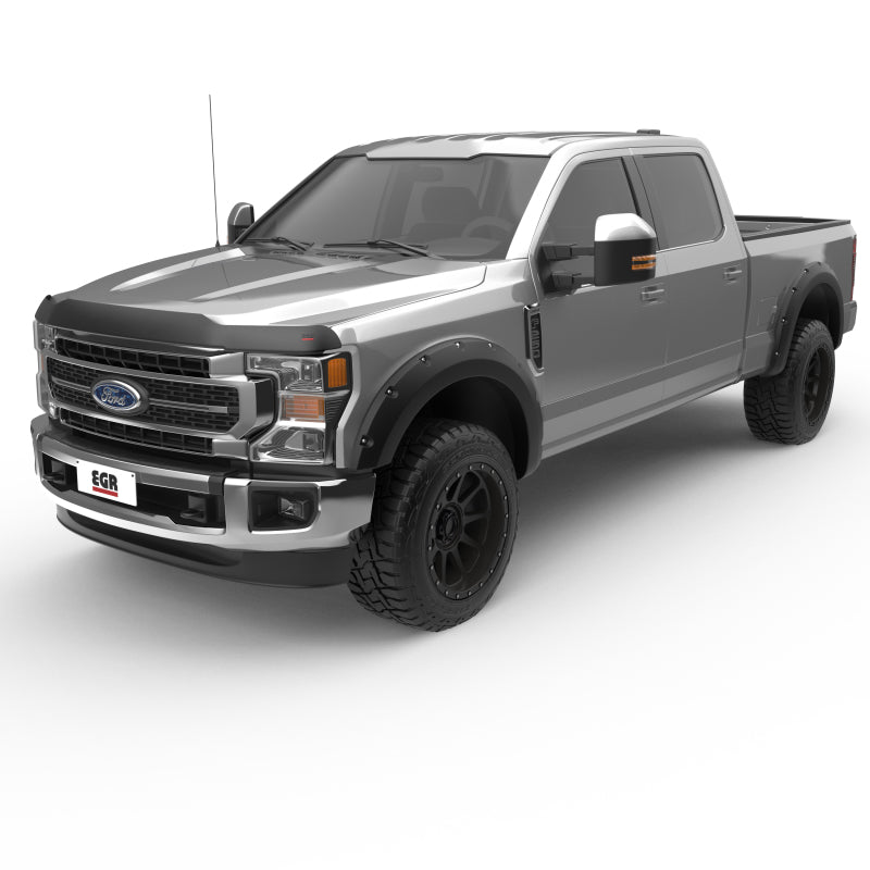 EGR 17+ Ford F-250/F-350 Superguard Hood Shield - Smoke Finish EGR 17+ Ford F-250/F-350 Superguard Hood Shield - Smoke Finish