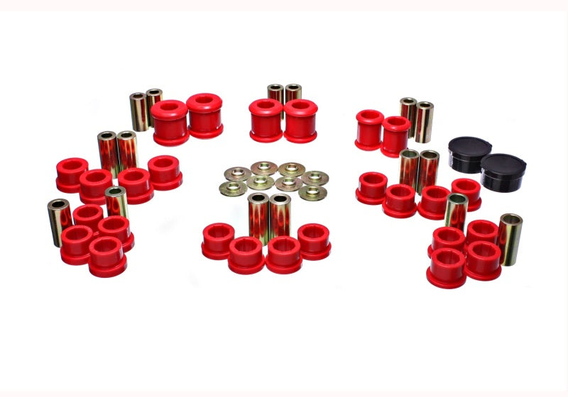 Energy Suspension 2016 Mazda Miata Red Rear Control Arm Bushing Set Energy Suspension 2016 Mazda Miata Red Rear Control Arm Bushing Set