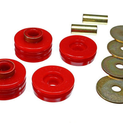 Energy Suspension 66-77 Ford Bronco 4WD Red Transmission Mount Set