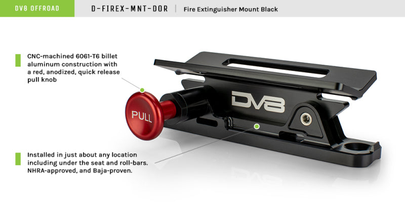 DV8 Offroad Quick Release Fire Extinguisher Mount DV8 Offroad Quick Release Fire Extinguisher Mount