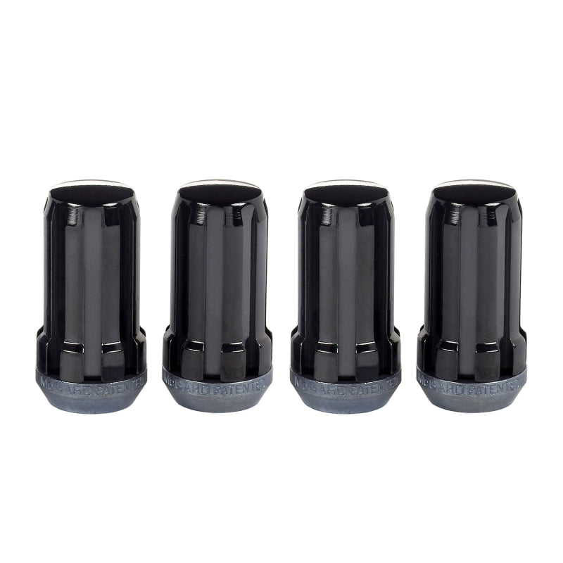 McGard SplineDrive Lug Nut (Cone Seat) M14X1.5 / 1.935in. Length (4-Pack) - Black (Req. Tool) McGard SplineDrive Lug Nut (Cone Seat) M14X1.5 / 1.935in. Length (4-Pack) - Black (Req. Tool)