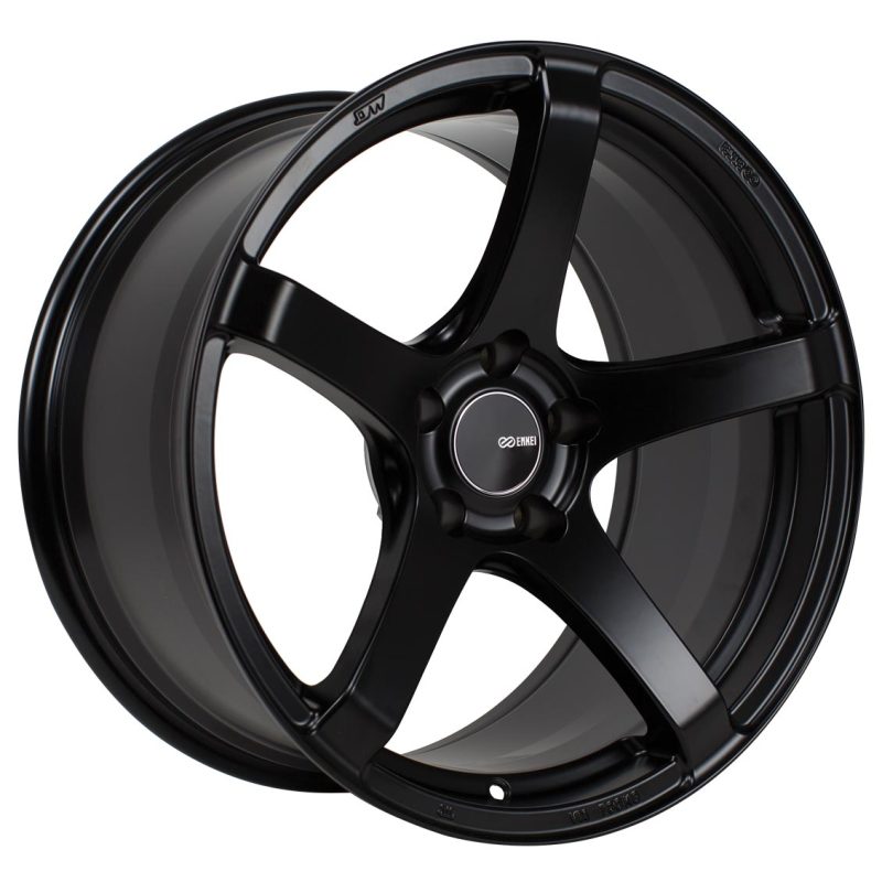 Enkei Kojin 18x8 45mm Offset 5x100 Bolt Pattern 72.6mm Bore Dia Matte Black Wheel Enkei Kojin 18x8 45mm Offset 5x100 Bolt Pattern 72.6mm Bore Dia Matte Black Wheel