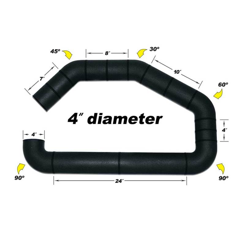 Airaid U-Build-It - 4in Intake Tube Airaid U-Build-It - 4in Intake Tube