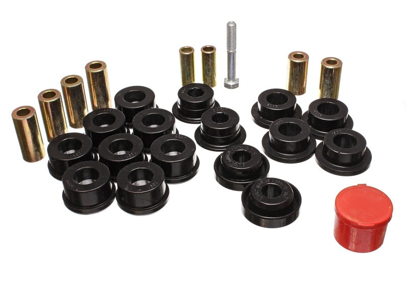Energy Suspension Control Arm Bushings - Front - Black Energy Suspension Control Arm Bushings - Front - Black