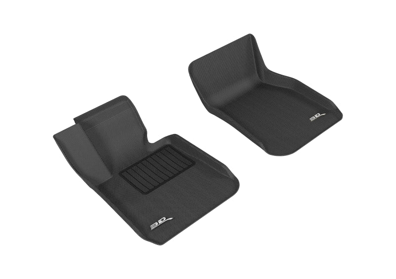 3D MAXpider 2012-2019 BMW 3 Series F30/F34 Kagu 1st Row Floormat - Black 3D MAXpider 2012-2019 BMW 3 Series F30/F34 Kagu 1st Row Floormat - Black