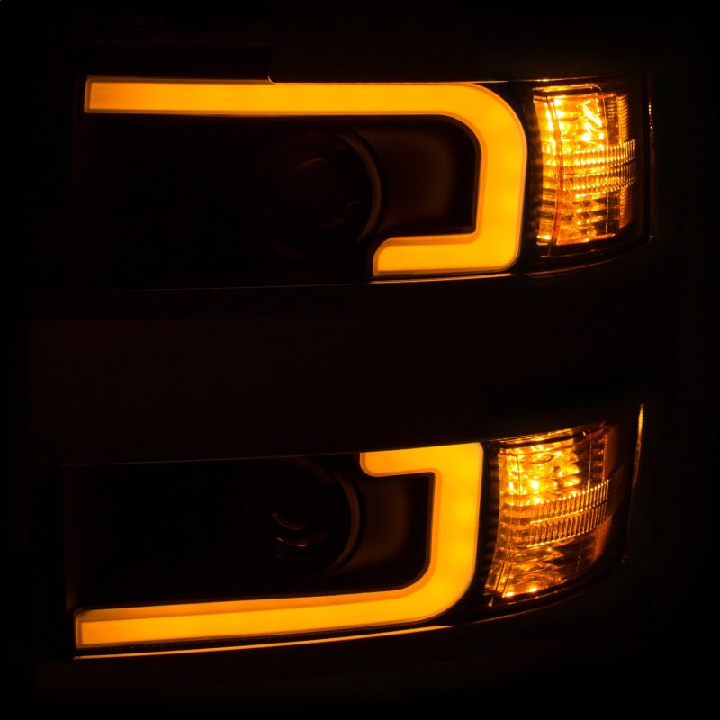 ANZO Projector Headlights 15-17 Chevrolet Silverado 2500HD / 3500HD Black w/ Chrome Rim ANZO Projector Headlights 15-17 Chevrolet Silverado 2500HD / 3500HD Black w/ Chrome Rim