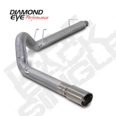 Diamond Eye KIT 5in DPF-BACK SGL AL 08 6 4L F250-F350 PCKGD BX46X14X14OD EL-PL 44inX13 5inX13 5inID