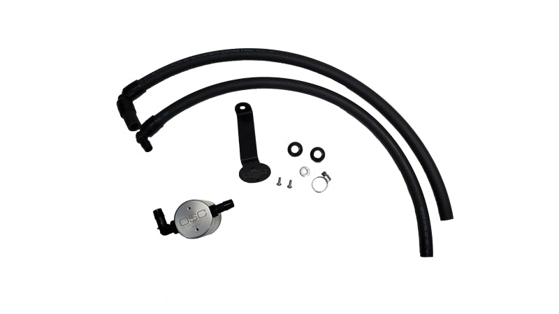 J&L 2022-2024 Toyota Tundra 3.5L Turbo Oil Separator 3.0 Driver Side - Clear Anodized J&L 2022-2024 Toyota Tundra 3.5L Turbo Oil Separator 3.0 Driver Side - Clear Anodized