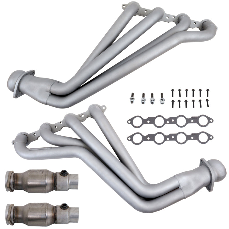BBK 10-15 Camaro LS3 L99 Long Tube Exhaust Headers With Converters - 1-3/4 Chrome BBK 10-15 Camaro LS3 L99 Long Tube Exhaust Headers With Converters - 1-3/4 Chrome