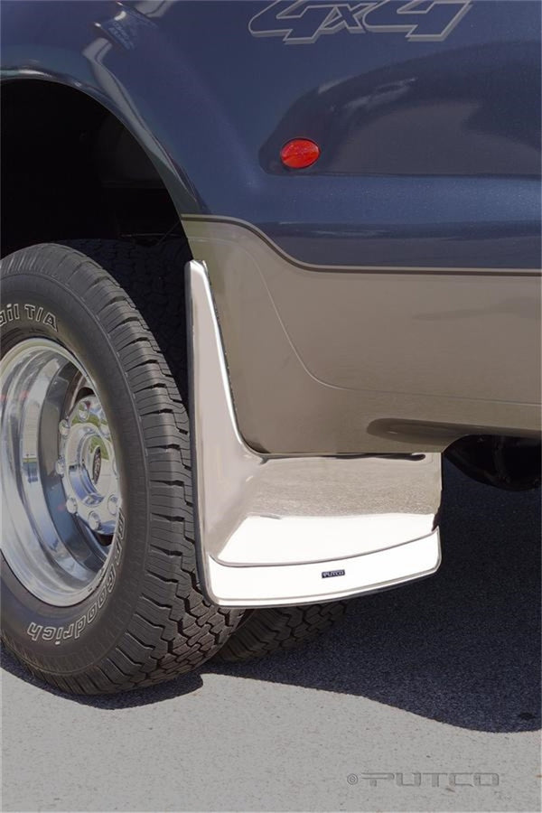Putco 99-10 Ford SuperDuty Dually (Rear) Form Fitted Mud Skins Putco 99-10 Ford SuperDuty Dually (Rear) Form Fitted Mud Skins