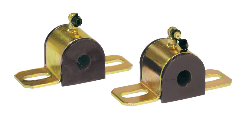Prothane Universal 90 Deg Greasable Sway Bar Bushings - 9/16in - Type B Bracket - Black Prothane Universal 90 Deg Greasable Sway Bar Bushings - 9/16in - Type B Bracket - Black