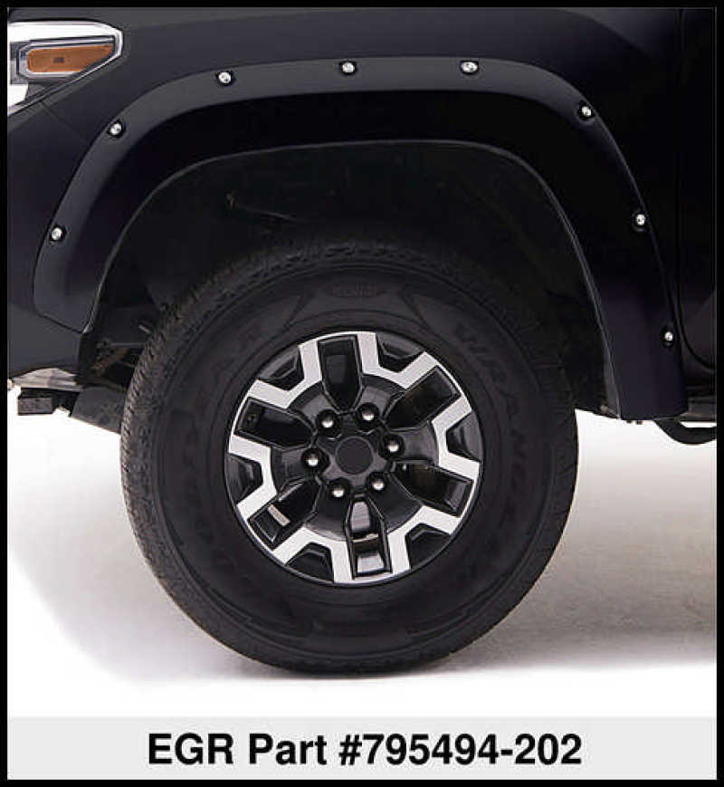 EGR 14+ Toyota Tundra Bolt-On Look Color Match Fender Flares - Set - Black EGR 14+ Toyota Tundra Bolt-On Look Color Match Fender Flares - Set - Black