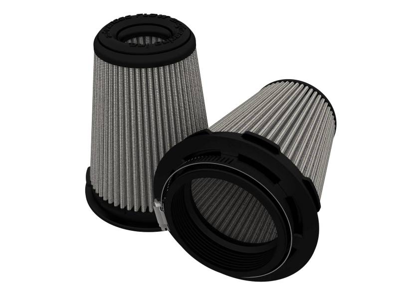 aFe MagnumFLOW Pro DRY S Air Filter 3-1/2in F x 5in B x 3-1/2in T x 6in H (Pair) aFe MagnumFLOW Pro DRY S Air Filter 3-1/2in F x 5in B x 3-1/2in T x 6in H (Pair)