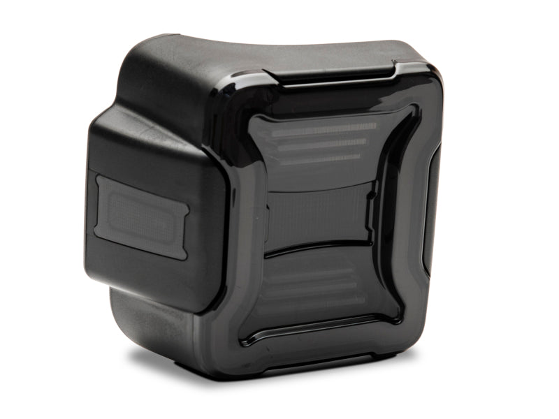 Raxiom 18-22 Jeep Wrangler JL LED Tail Lights- Black Housing (Smoked Lens) Raxiom 18-22 Jeep Wrangler JL LED Tail Lights- Black Housing (Smoked Lens)