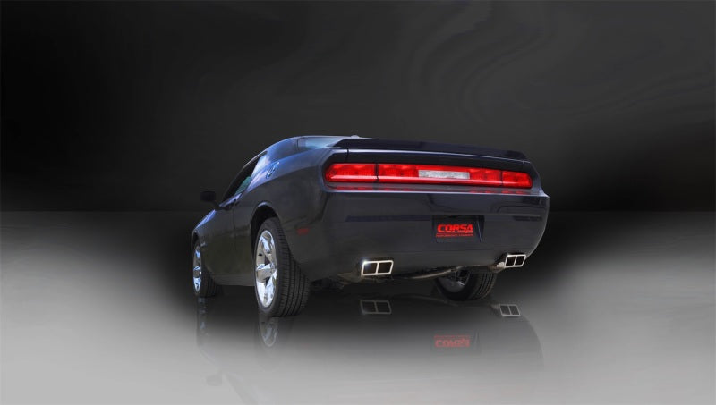 Corsa 2011-2014 Dodge Challenger R/T 5.7L V8 Polished Xtreme Cat-Back Exhaust Corsa 2011-2014 Dodge Challenger R/T 5.7L V8 Polished Xtreme Cat-Back Exhaust