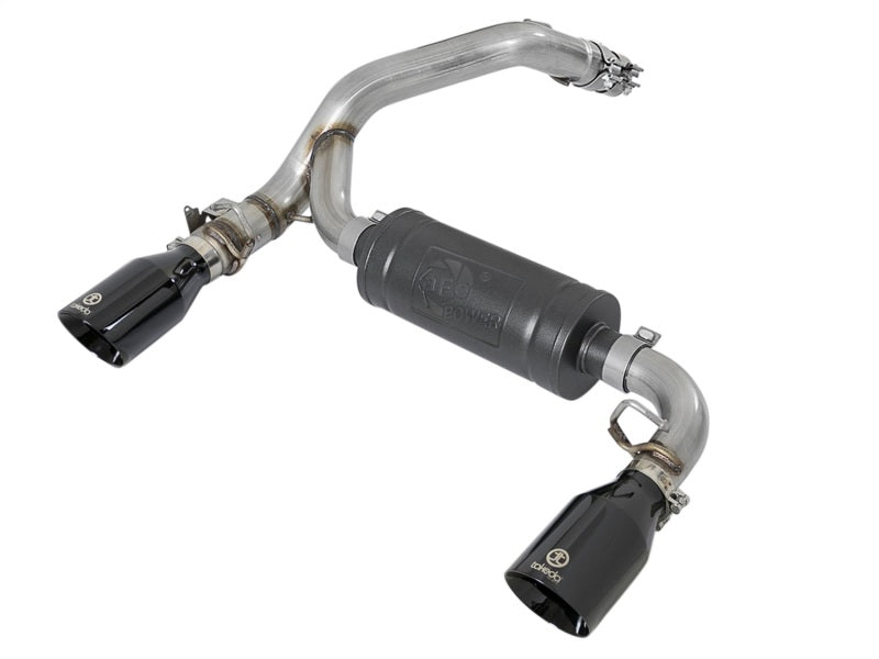 aFe Takeda 3in 304 SS Axle-Back Exhaust System w/ Black Tip 16-18 Ford Focus RS 2.3L (t) aFe Takeda 3in 304 SS Axle-Back Exhaust System w/ Black Tip 16-18 Ford Focus RS 2.3L (t)