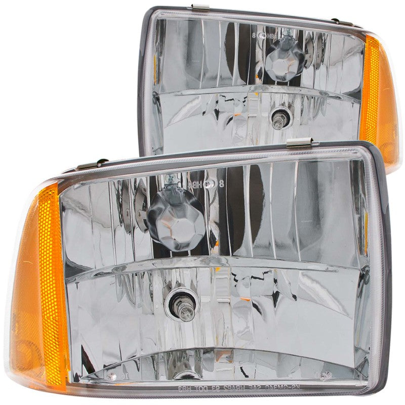 ANZO 1995-1997 Chevrolet Blazer Crystal Headlights Chrome 1pc ANZO 1995-1997 Chevrolet Blazer Crystal Headlights Chrome 1pc