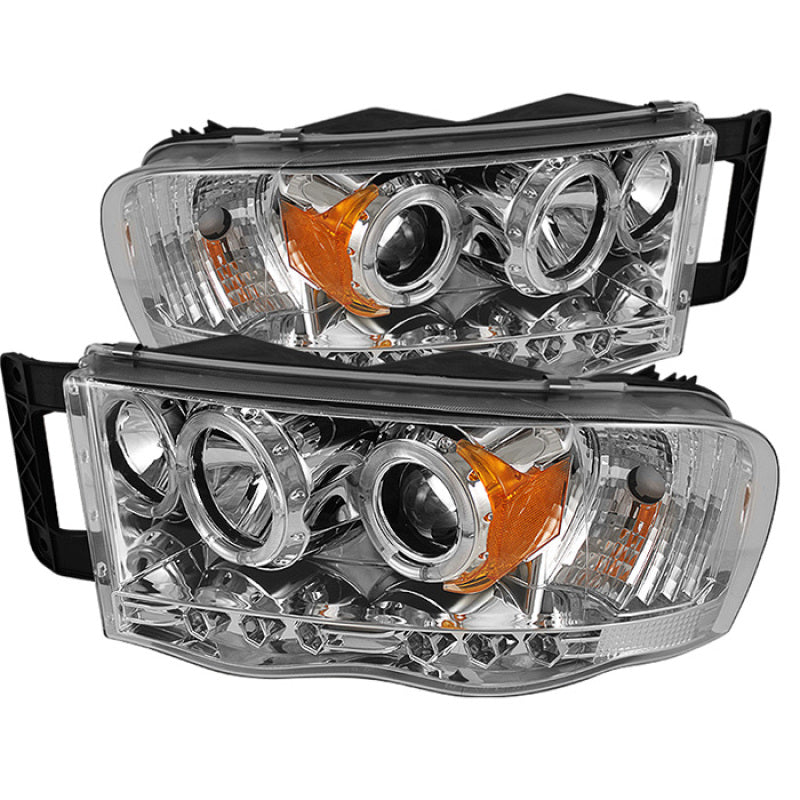 Spyder Dodge Ram 1500 02-05/Ram 2500 03-05 Projector Headlights LED Halo LED Chrm PRO-YD-DR02-HL-C Spyder Dodge Ram 1500 02-05/Ram 2500 03-05 Projector Headlights LED Halo LED Chrm PRO-YD-DR02-HL-C