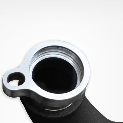 Injen 15-16 BMW M3(F80)/M4 (F82/83) 3.0L L6 Twin Turbo 2PC Aluminum Int. Charge Pipe - Wrinkle Black