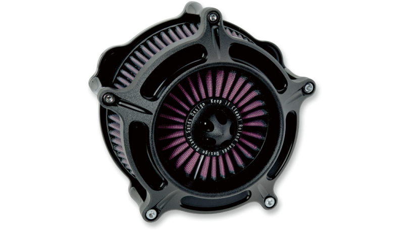 Roland Sands Design Turbine Air Cleaner - Black Ops Roland Sands Design Turbine Air Cleaner - Black Ops