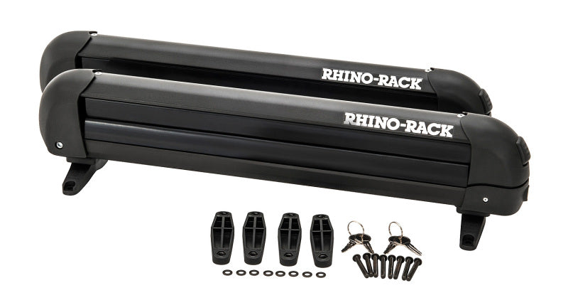 Rhino-Rack Universal Ski/Snowboard Carrier - Fits 4 Pairs of Skis or 2 Snowboards - Black Rhino-Rack Universal Ski/Snowboard Carrier - Fits 4 Pairs of Skis or 2 Snowboards - Black