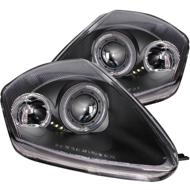 ANZO 2000-2005 Mitsubishi Eclipse Projector Headlights w/ Halo Black ANZO 2000-2005 Mitsubishi Eclipse Projector Headlights w/ Halo Black